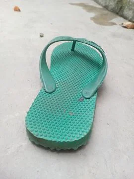 Flip flop on the beach Stock Photos