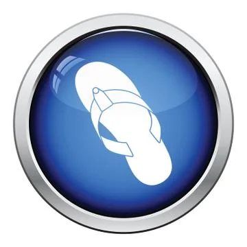 Flip flop icon Stock Illustration