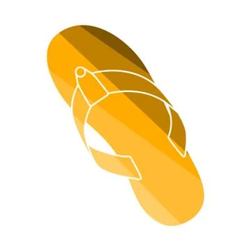 Flip Flop Icon Stock Illustration