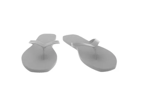 Flip flop isolated on white Stock Illustration