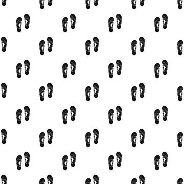 Flip flop sandals pattern vector 스톡 일러스트
