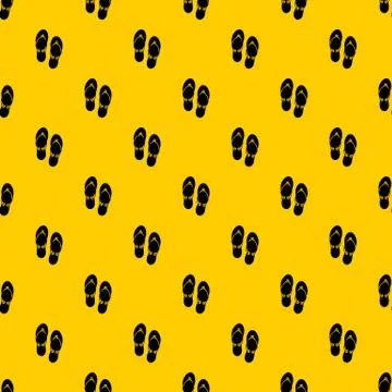 Flip flop sandals pattern vector 스톡 일러스트