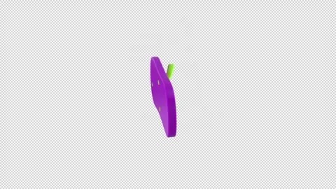 Flip Flop sprite element loop with alpha. This sprite with an alpha channel is Stock Footage 302386484