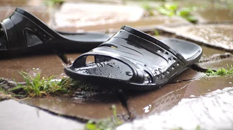 Flip flops Vídeo Stock 29522577