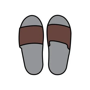 Flip flops icon design Stock Illustration
