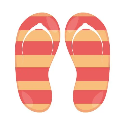 Flip flops icon Stock Illustration