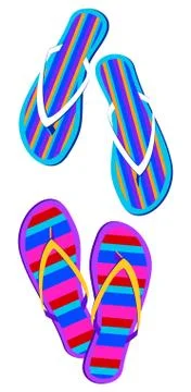 Flip-flops Stock Illustration