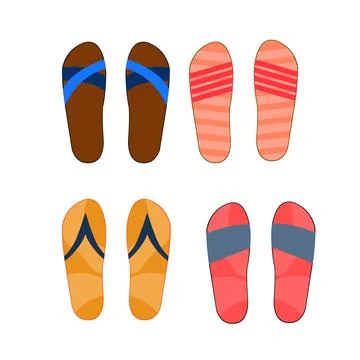 Flip flops. Stock Illustration