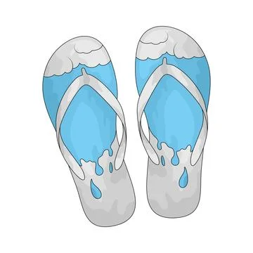 Flip-Flops illustration 스톡 일러스트