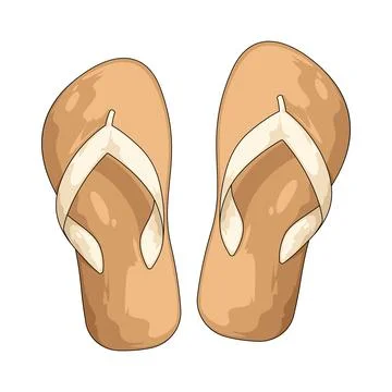 Flip flops illustration イラスト素材