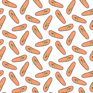 Flip-flops pattern Stock Illustration