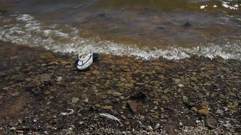 Flip Flops in the water. Vidéo 68440222