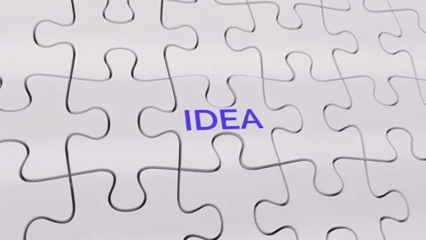 Flip Puzzle question idea life text on white Puzzle jigsaw 스톡 동영상 306533991