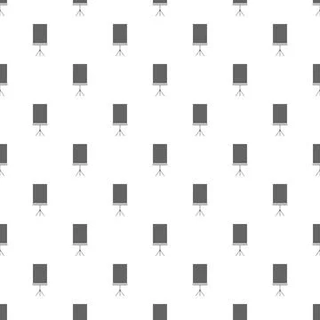 Flipboard easel stand seamless pattern background イラスト素材