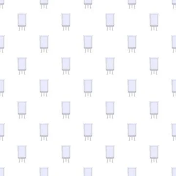Flipcharts creating a seamless pattern on a clean background Illustrazione stock