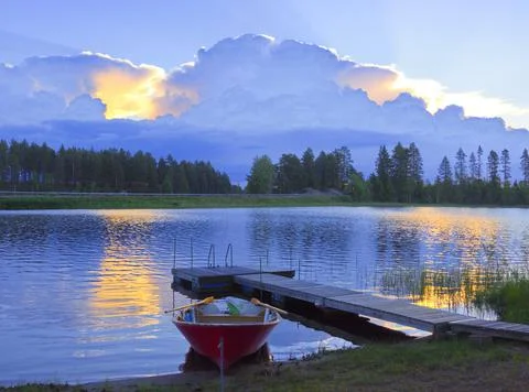 Flippadred boat 写真素材