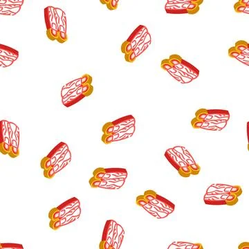 Flippers for diving isometric icon seamless pattern 스톡 일러스트