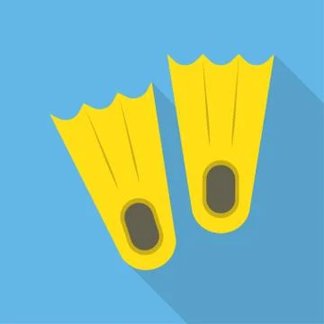Flippers icon vector Stock Illustration