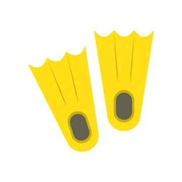 Flippers icon vector Stock Illustration