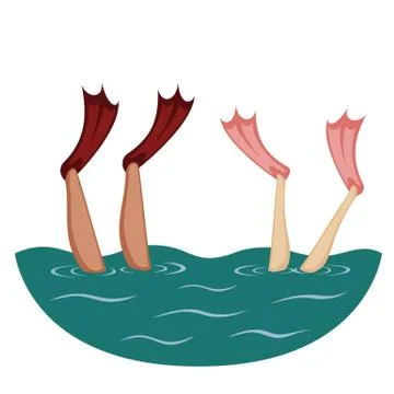 Flippers up! Stock Illustration