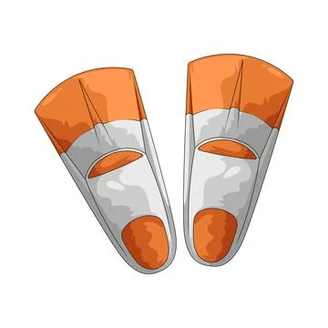 Flippers illustration Illustrazione stock
