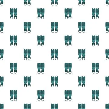 Flippers pattern for diving and swimming sport 스톡 일러스트