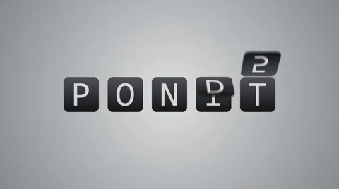 Flipping Alphabets Digits Stock After Effects