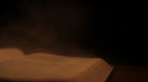 Flipping bible pages 1 Stock Footage 46950099