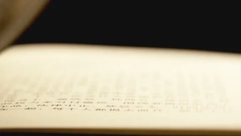 Flipping book and Study Stock Footage 234473931