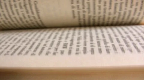 Flipping book pages Stock Footage