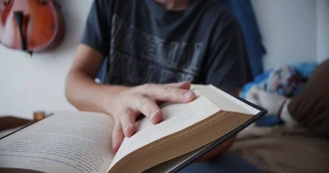 Flipping Book Pages Stock Footage 141553690