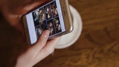 Flipping Page On Your Smartphone Stock Footage 83093690