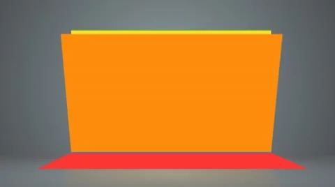 Flipping the sheets of colored paper Stock Footage 11536508