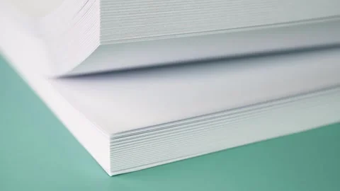 Flipping stack of papers Stock Footage 285504499