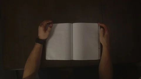Flipping through Notebook 2 Stock-Footage 102062465