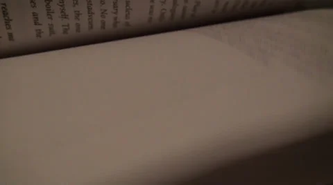 Flipping Through Pages Of Book Stock Footage 35136015