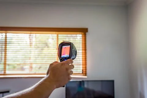 FLIR Camera Used for Termite Detection Stock Photos