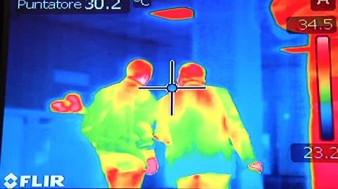 FLIR, thermoinfrared Stock Footage 8954622