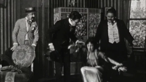 The Flirt Slaps Stock Footage 83604870