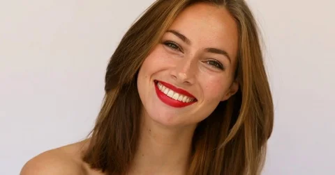 Flirting beauty Video stock 80498777