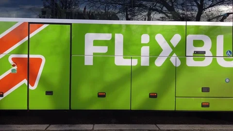 FlixBus bus Stock Footage 123761778