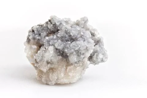 Flluorite on white background. Stock Photos