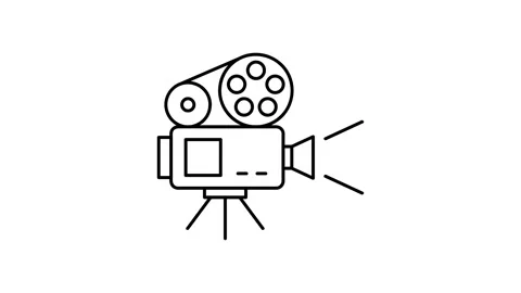 Flm camera Vídeo Stock 342775971