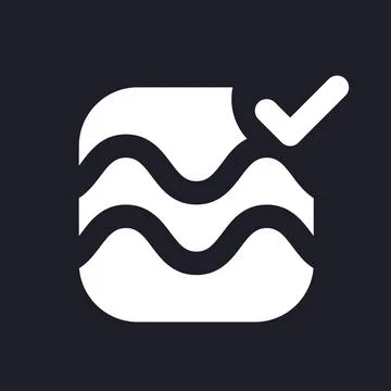 Float effect applying white pixel perfect solid ui icon Stock-Illustration