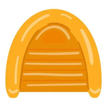 Float equipment icon cartoon vector. Summer pool Stock Illustration