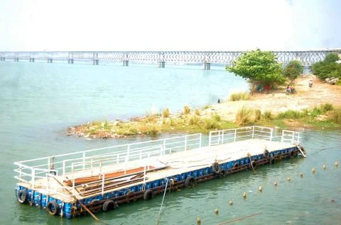 Float in godavari Stock Photos