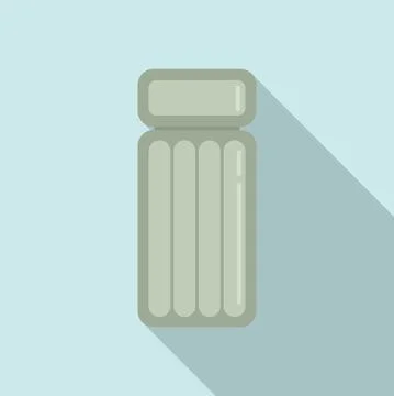 Float inflatable mattress icon, flat style イラスト素材