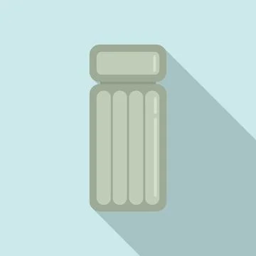 Float inflatable mattress icon, flat style イラスト素材