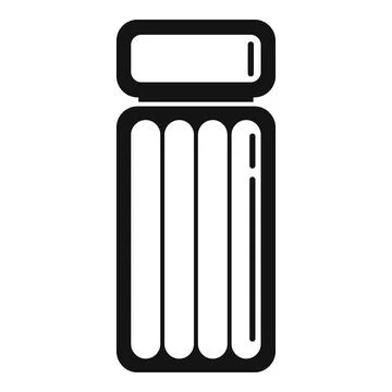 Float inflatable mattress icon, simple style Stock Illustration