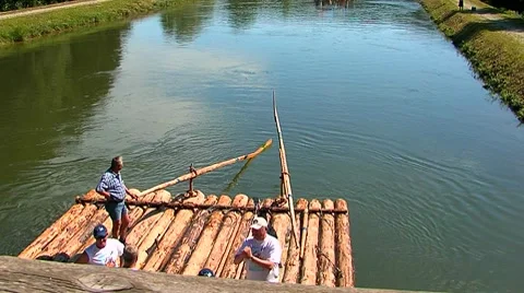 Float on isar river package 02 Stock Footage 7761825